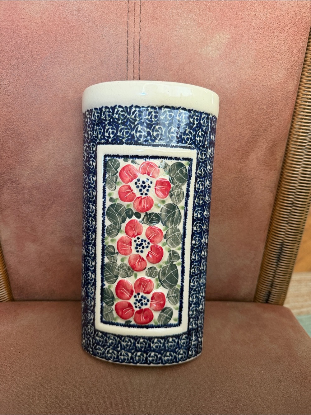Polish Pottery Radiator Humidifier from Boleslawiec, Poland